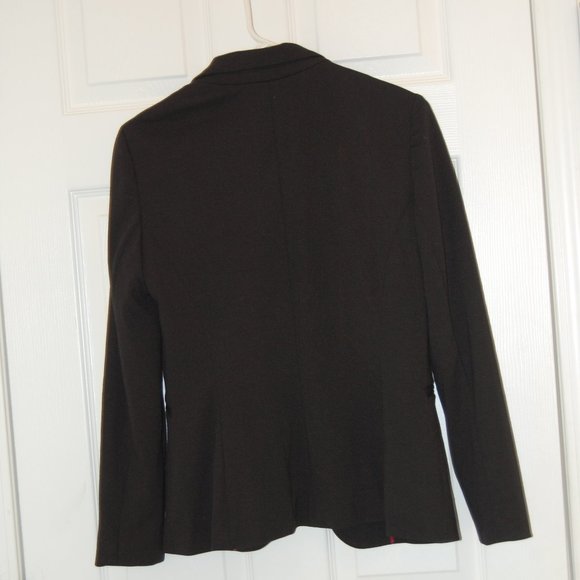 Audrey & Celine Black Women's 1 Button Blazer Size Small - Picture 6 of 11